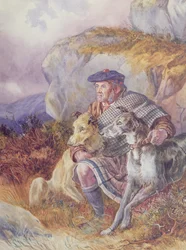 Ghillie und Hirschhunde, 1874